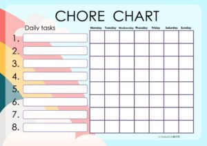 Chore Chart Sky rainbowのサムネイル