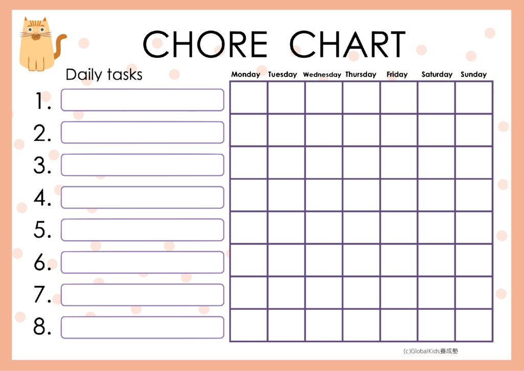 Chore Charts catのサムネイル