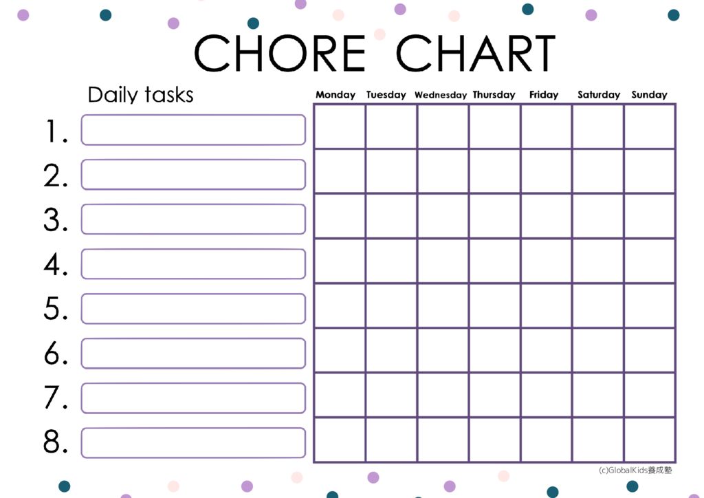 Chore Charts dotsのサムネイル