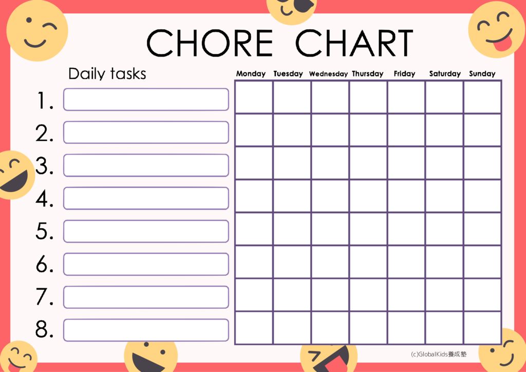 Chore Charts facesのサムネイル