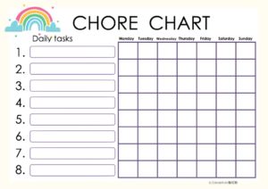 Chore Charts rainbowのサムネイル